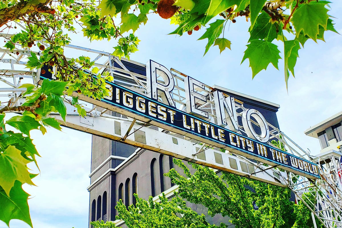 Reno cite sign